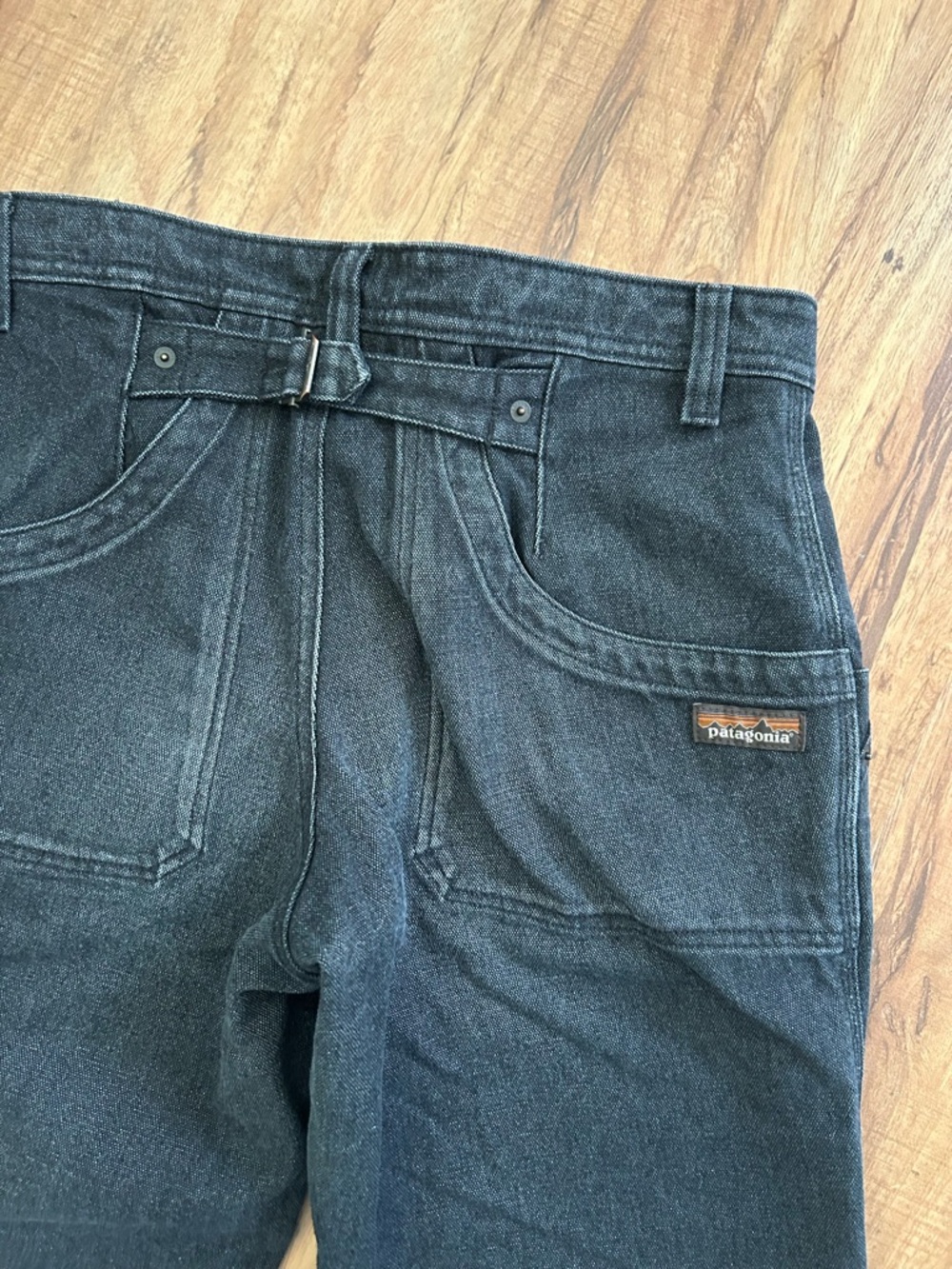 Patagonia Iron Forge Double Knee Pants Black Hemp Workwear Outdoors Womens Sz 6 - Picture 3 of 11